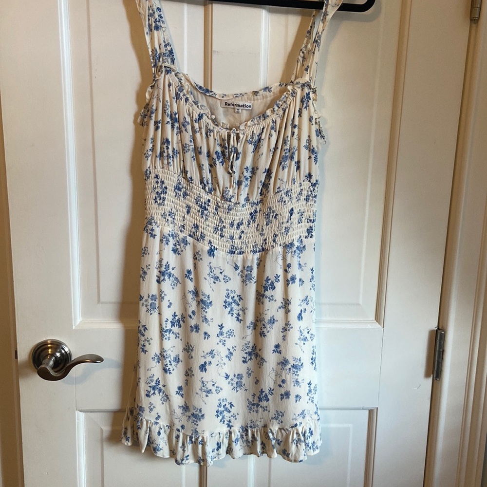 Floral Reformation Mini Dress